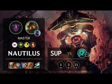 Nautilus Support vs Thresh - KR Master Patch 10.8