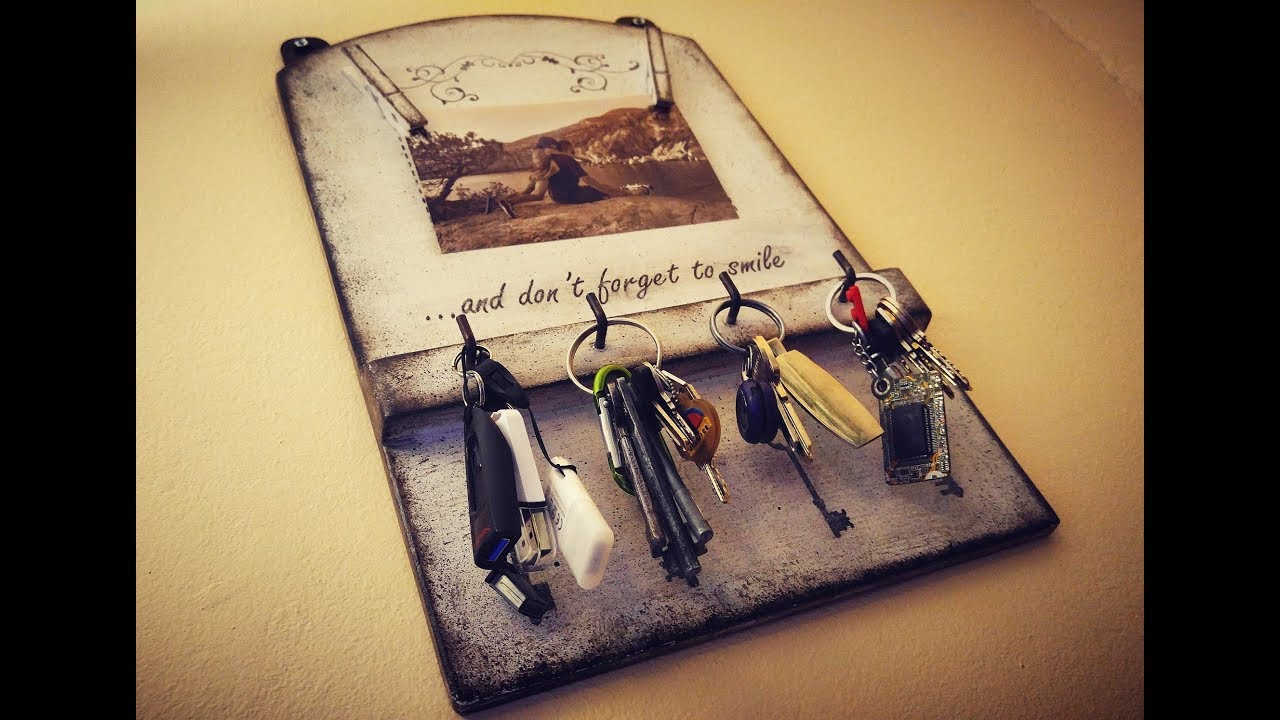 Jak zrobić wieszak na klucze / How to make key holder