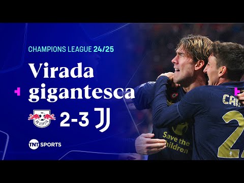 Gols e lances de RB Leipzig x Juventus