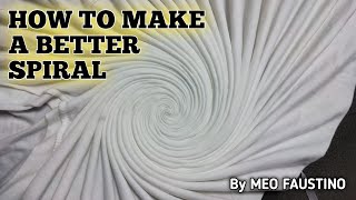 HOW TO MAKE A BETTER PLEATED SPIRAL