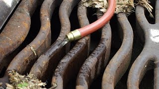 How to siphon standing water from your lawn with a garden hose