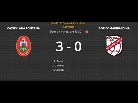 Castellana - Gotico  (3-0) Camp. Promozione gir.A