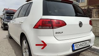 VW Golf 7 Arka Park Sensörü Montajı