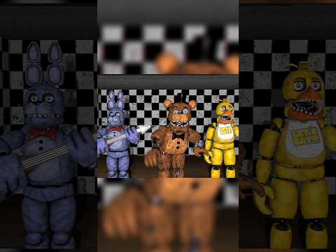 [FNAF] HOW THE FNAF 2 ANIMATRONICS BECAME WITHERED #FNAF #freddyfazbear #edit