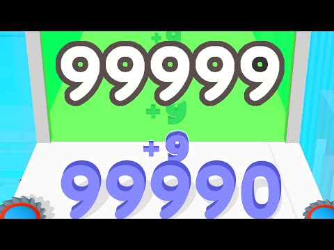 NUMBERS RUN MERGE CHALLENGE — 99146 FINAL SCORE // MAX LEVEL And UPDATE RECORD! (Gameplay)