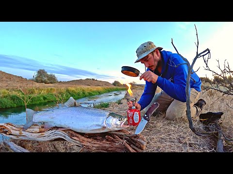 3-Days GIANT TROUT FISHING, Hunting, & Camping!!! (Catch, Cook, Camp)