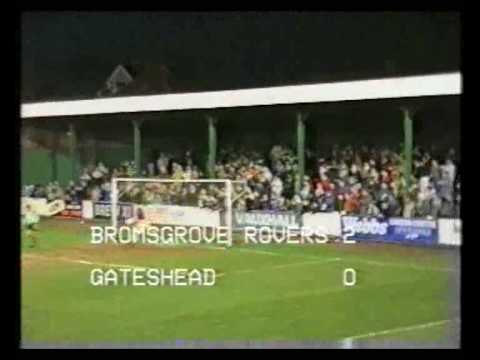 Bromsgrove Rovers 3-0 Gateshead - GMV Conference - April 27th 1993 (Highlights)