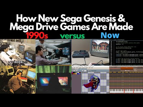 How New Sega Genesis & Mega Drive Games Are Made (1980/90s versus Now)