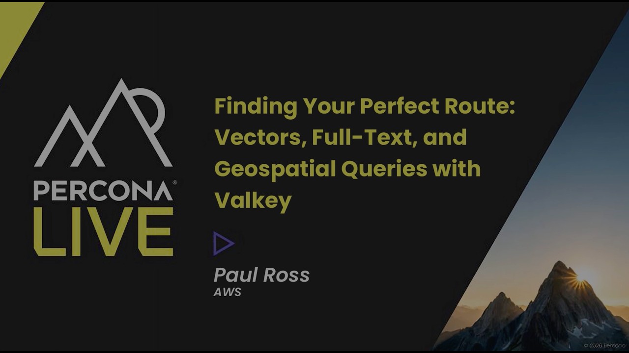 Finding Your Perfect Route: Vectors, Full-Text, and Geospatial Queries with Valkey