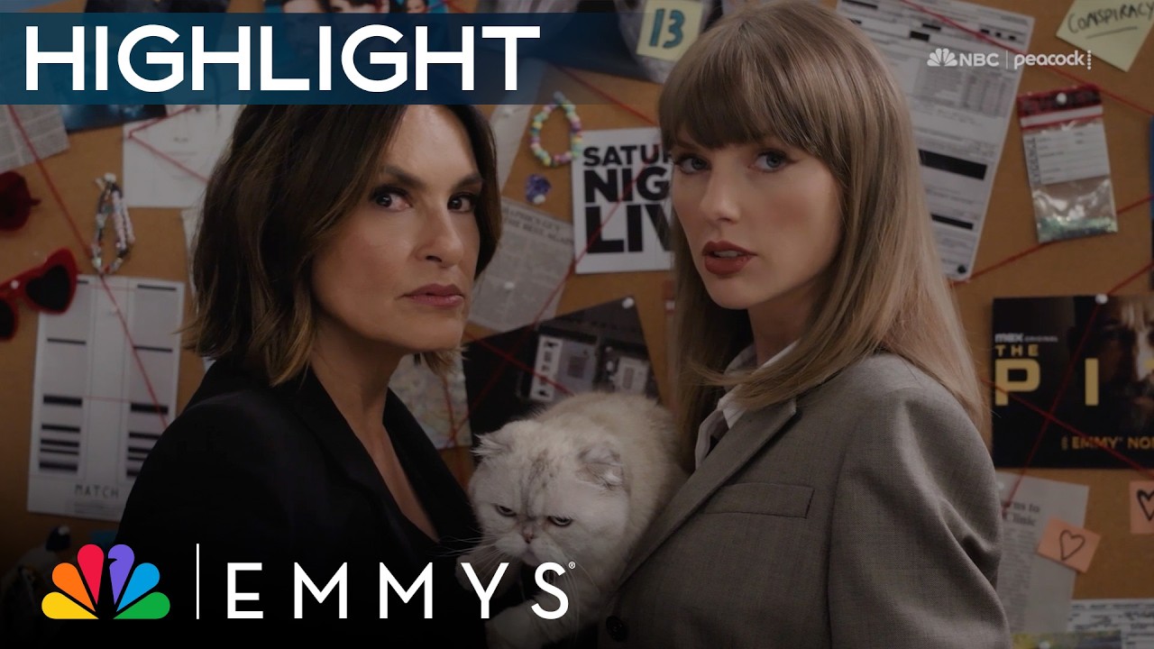 Is Taylor Swift at the Emmys? Olivia Benson Is on the Case | 78th Emmys | NBC - YouTube