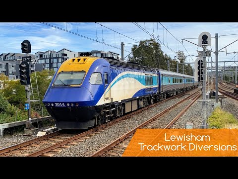 Sydney Trains Vlog 1839: Lewisham - Trackwork Diversions