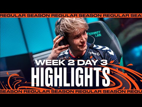 Full Day Highlights | W2 D3 | LEC Spring 2023