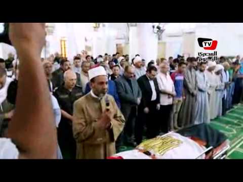 تشييع جنازة رقيب الشرطة ببني سويف بعد استشهاده بـ«العريش» 