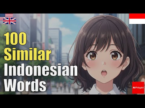 100 similar Indonesian words | Natural Listening | Must-Know