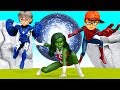 Scary Teacher 3D Nick And Tani Protect The City Infinity War Spider Nick Shehulk