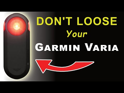 How to secure Garmin Varia to bike