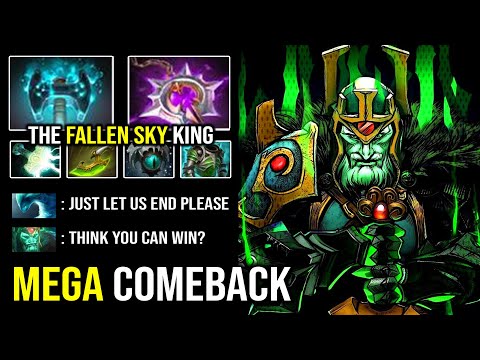 EPIC Fallen Sky Wraith King Craziest 1 Hour Mega Creep Comeback Against Max Item Morphling DotA 2