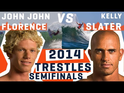 Kelly Slater VS John John Florence - Semifinals 2014 Hurley Pro @ Trestles | WSL REWIND