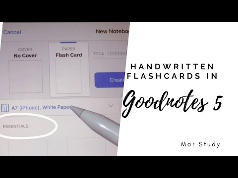 How to make Flashcards in Goodnotes 5 Active Learning...