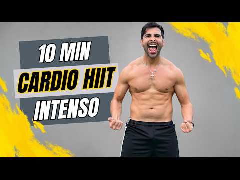 BAJA DE PESO con esta RUTINA de 10 MIN - CARDIO INTENSO HIIT