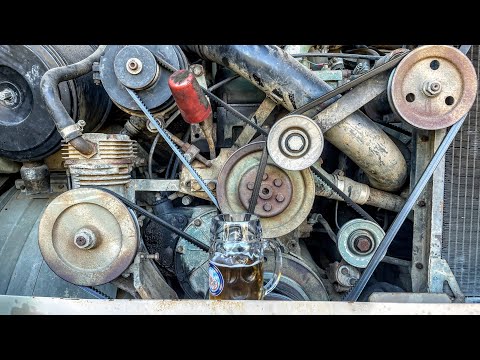 Ep5 Mercedes Unimog 1700L U435 OM352A - Engine Bay Tour and Cleaning - Building Expedition Vehicle