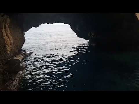 The beauty of the sea on the beach of Zavouat Bejaia