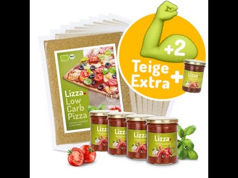 Lizza Low-Carb Pizza Rabatt-Aktion - Bis zu 2 Lizzas umsonst!