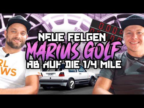Mit neuen Felgen ab auf die 1/4 Mile! - Marius Golf @ L8-Night - | Philipp Kaess |