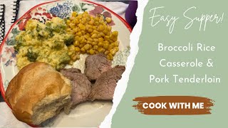 Broccoli Rice Casserole Recipe | Cook Supper With Me
