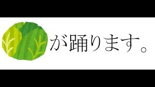 キャベツが踊ります。