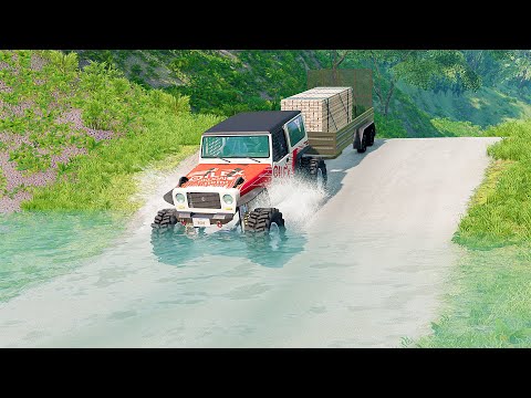 Mobil vs Deep Water #9 - BeamNG Drive