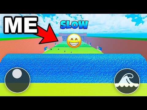 Escape Tsunami But I Can BECOME The Waves!