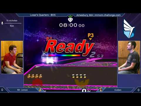 MMOM166 SSBM - Mr. Lemon (Dr. Mario) vs. Golden (C. Falcon) - Melee LQF