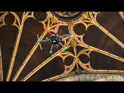 St Laurence's Church Ludlow being filmed by Kestrel Cam