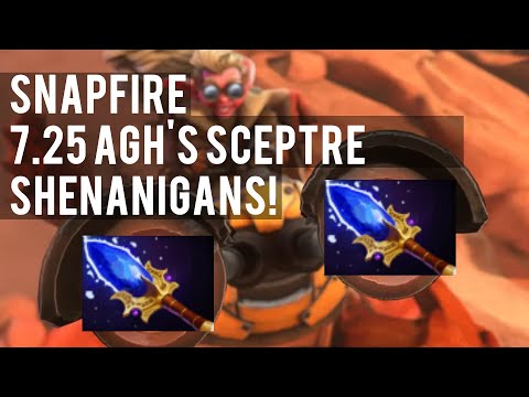DOTA 2 SNAPFIRE AGHS 7.25 ILLUSION GOBBLE UP ILLUSION KILL