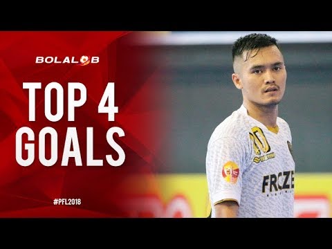 SPIN BACKHEEL GOAL! - Top 4 Goals Pro Futsal League 2018 | Week 7