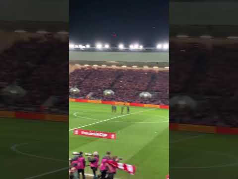 Bristol city atmosphere vs Manchester City 