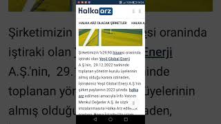 Yeşil Global Enerji Halka Arz Edecek