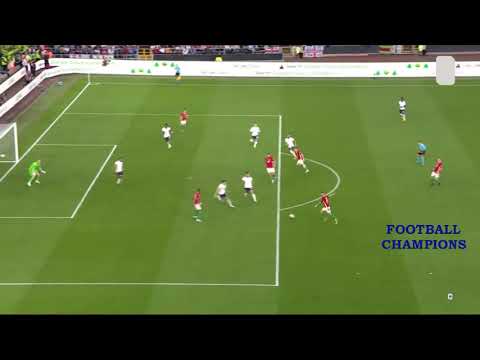 Nego Head Push Ball wichtiger, um Tor zu erzielen, England-Ungarn, UEFA Nations League 2022