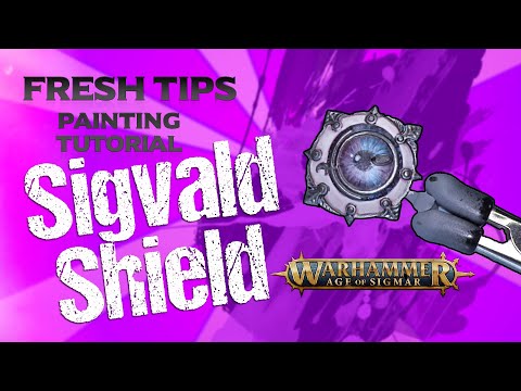 Sigvald the Magnificent (shield) Age of Sigmar Fresh Tips miniature painting tutorial