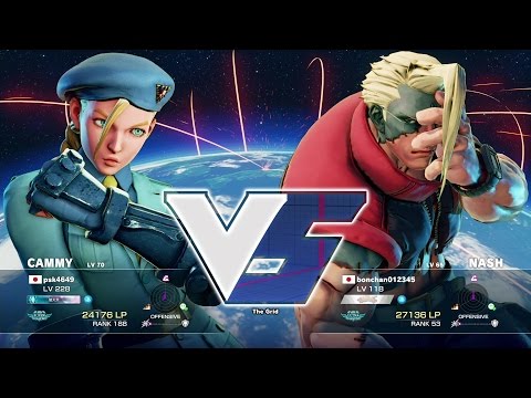 psk4649 (Cammy) vs Bonchan (Nash)：Pすけ（キャミィ）vs ボンちゃん（ナッシュ）
