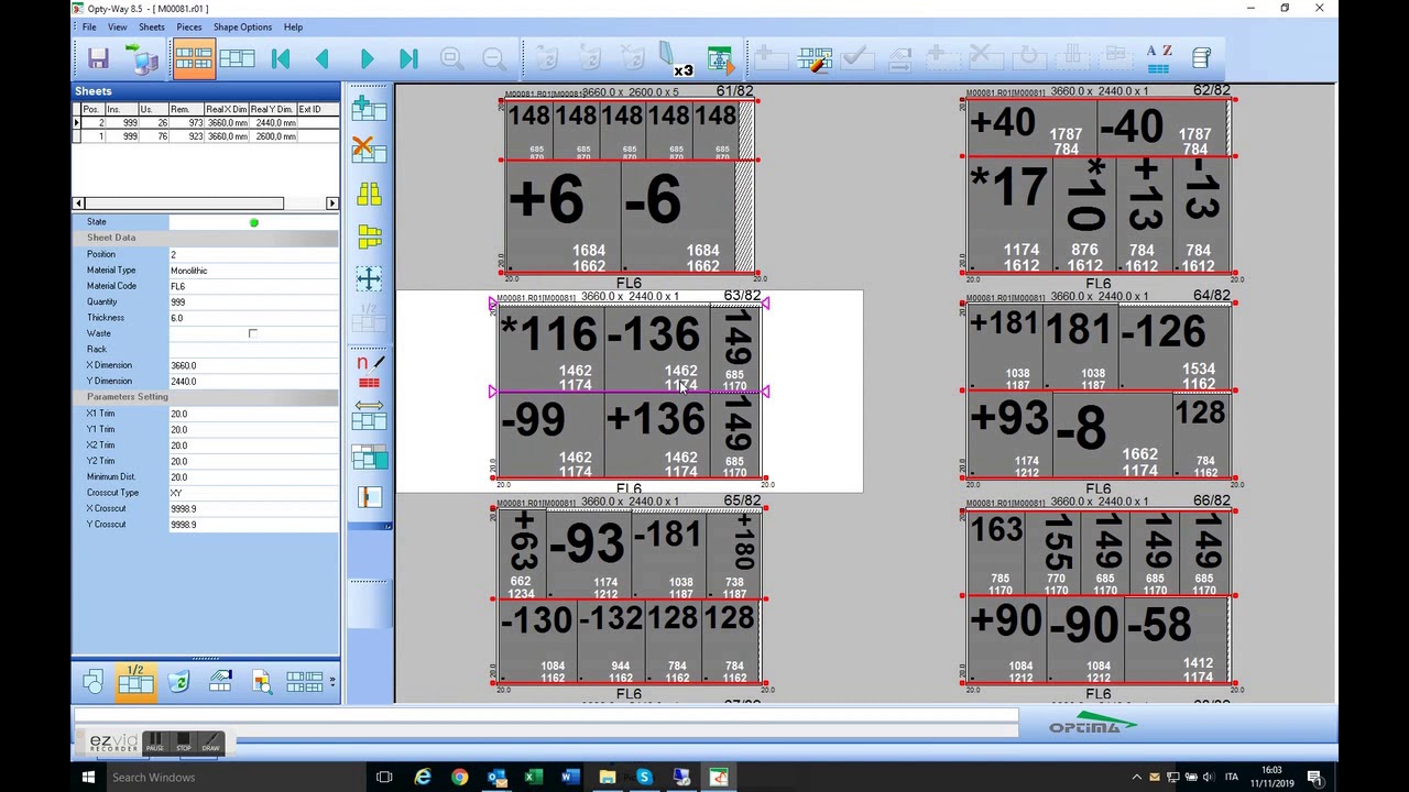 Opty-Way - Optimization PDF Output