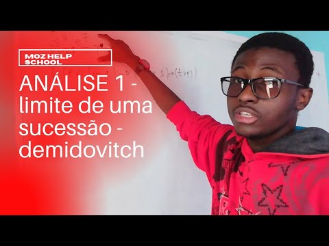 análise 1 - limite de uma sucessão (exercício resolvido - DAVIDOVICH) aula 05 | moz help school