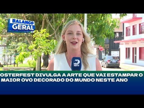 Pomerode: Osterfest unveils the artwork that will adorn the world's largest decorated egg this year.