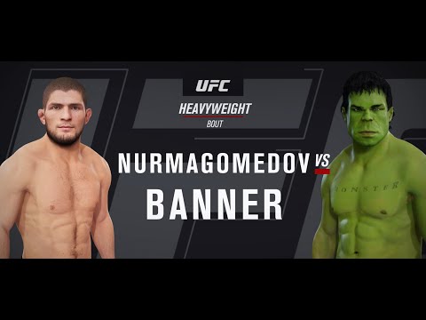 KHABIB NURMAGOMEDOV VS. HULK (EA Sports UFC 4 - PS4)
