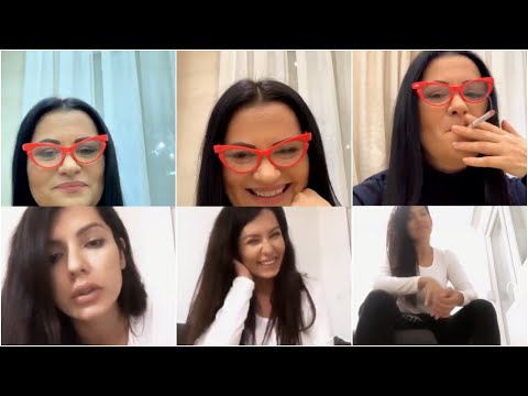 Tanja Savic i Jana Todorovic - Instagram Live - (April 2020)