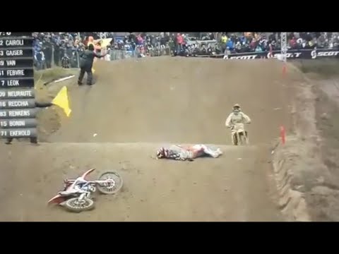 HUGE Tim Gajser Crash At Mantova