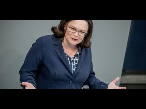 UMFRAGEWERTE: Andrea Nahles ist eine der unbeliebtesten SPD-Chefinnen aller Zeiten