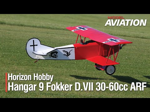 Hangar 9 Fokker D.VII 30-60cc ARF Testbericht - Modellflug