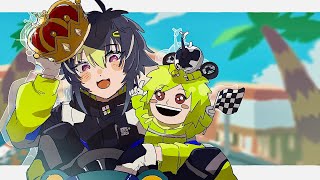 開始 キノコキャニオンTA - 【 マリカ8DX 】朝活という何か【 伊波ライ / にじさんじ 】